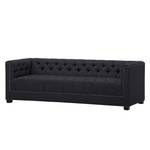 Sofa Grand Duo (3-Sitzer) Webstoff Stoff Selva: Anthrazit