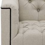 Sofa Grand Duo (3-Sitzer) Webstoff Stoff Selva: Beige