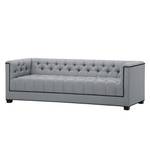 Sofa Grand Duo (3-Sitzer) Webstoff Stoff Ramira: Silber