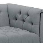 Sofa Grand Duo (3-Sitzer) Webstoff Stoff Selva: Silbergrau