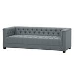 Sofa Grand (3-Sitzer) Webstoff Stoff Selva: Grau