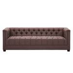 Sofa Grand (3-Sitzer) Webstoff Webstoff Milan: Grau-Braun