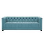 Sofa Grand (3-Sitzer) Webstoff Stoff Selva: Hellblau