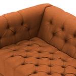 Sofa Grand (3-Sitzer) Webstoff Webstoff Milan: Rostbraun