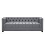 Sofa Grand (3-Sitzer) Webstoff Stoff Ramira: Silber
