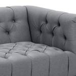 Sofa Grand (3-Sitzer) Webstoff Stoff Ramira: Silber