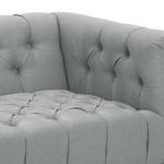 Sofa Grand (3-Sitzer) Webstoff Stoff Selva: Silbergrau