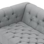 Sofa Grand (3-Sitzer) Webstoff Stoff Selva: Silbergrau