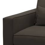 Sofa Lacona (3-Sitzer) Webstoff Stoff Mera: Braun-Grau