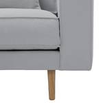 Sofa Lacona (3-Sitzer) Webstoff Stoff Dona: Grau