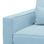 Sofa Lacona (3-Sitzer) Webstoff Stoff Mera: Hellblau