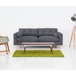 Sofa Marlon (3-Sitzer) Webstoff Stoff Mera: Anthrazit