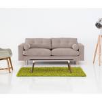 Sofa Marlon (3-Sitzer) Webstoff Stoff Mera: Beige-Grau