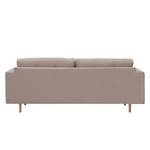 Sofa Marlon (3-Sitzer) Webstoff Stoff Mera: Beige-Grau