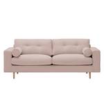 Sofa Marlon (3-Sitzer) Webstoff Stoff Dona: Beige-Rosa