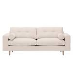 Sofa Marlon (3-Sitzer) Webstoff Stoff Mera: Hellbeige