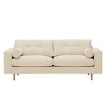 Sofa Marlon (3-Sitzer) Webstoff Stoff Dona: Hellbeige