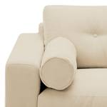 Sofa Marlon (3-Sitzer) Webstoff Stoff Dona: Hellbeige