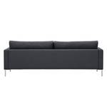 Sofa Portobello (3-Sitzer) Webstoff Webstoff Milan: Anthrazit - Eckig