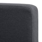 Sofa Portobello (3-Sitzer) Webstoff Webstoff Milan: Anthrazit - Eckig