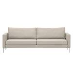 Sofa Portobello (3-Sitzer) Webstoff Stoff Selva: Beige - Eckig