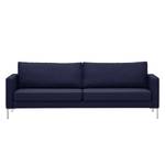 Sofa Portobello (3-Sitzer) Webstoff Webstoff Milan: Dunkelblau - Eckig