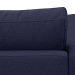 Sofa Portobello (3-Sitzer) Webstoff Webstoff Milan: Dunkelblau - Eckig