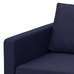 Sofa Portobello (3-Sitzer) Webstoff Webstoff Milan: Dunkelblau - Eckig