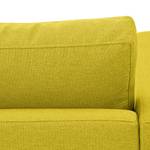 Sofa Portobello (3-Sitzer) Webstoff Webstoff Milan: Gelb - Kufen