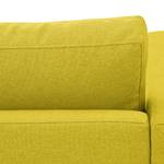 Sofa Portobello (3-Sitzer) Webstoff Webstoff Milan: Gelb - Eckig