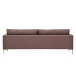 Sofa Portobello (3-Sitzer) Webstoff Webstoff Milan: Grau-Braun - Eckig