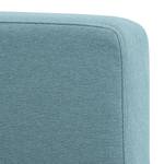 Sofa Portobello (3-Sitzer) Webstoff Stoff Selva: Hellblau - Eckig