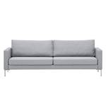 Sofa Portobello (3-Sitzer) Webstoff Webstoff Milan: Hellgrau - Eckig