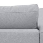 Sofa Portobello (3-Sitzer) Webstoff Webstoff Milan: Hellgrau - Eckig