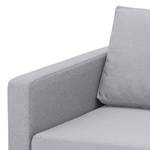Sofa Portobello (3-Sitzer) Webstoff Webstoff Milan: Hellgrau - Eckig