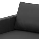 Sofa Portobello (3-Sitzer) Echtleder Echtleder Gad: Anthrazit - Kufen