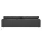 Sofa Portobello (3-Sitzer) Echtleder Echtleder Gad: Anthrazit - Eckig