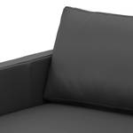 Sofa Portobello (3-Sitzer) Echtleder Echtleder Gad: Anthrazit - Eckig