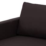 Sofa Portobello (3-Sitzer) Echtleder Echtleder Gad: Dunkelbraun - Kufen