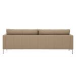 Sofa Portobello (3-Sitzer) Echtleder Echtleder Gad: Taupe - Eckig