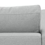 Sofa Portobello (3-Sitzer) Webstoff Stoff Selva: Silbergrau - Kufen