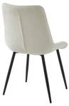 Chaise OLLUA Lot de 2 Blanc - Textile - 60 x 87 x 49 cm