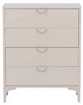 Kommode Piring 2 Beige - 78 x 98 x 40 cm