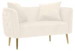 2-Sitzer-Sofa aus Playwood Weiß - Holzwerkstoff - 74 x 71 x 127 cm
