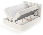 Boxspringbett Ammira Creme - Breite: 200 cm