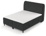 Premium Boxspringbett Lunaro Graphit - Breite: 211 cm