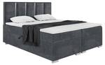 Boxspringbett Antonio Silver Dunkelgrau - 200 x 214 cm - H4