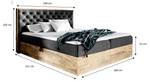 TERRIE SR100 180 Boxspringbett Schwarz