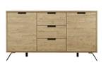 Buffet Palma Beige - Bois manufacturé - 50 x 86 x 156 cm