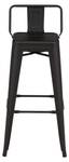 Tabouret de bar TEMPE BS 1NOS Noir - Hauteur : 94 cm